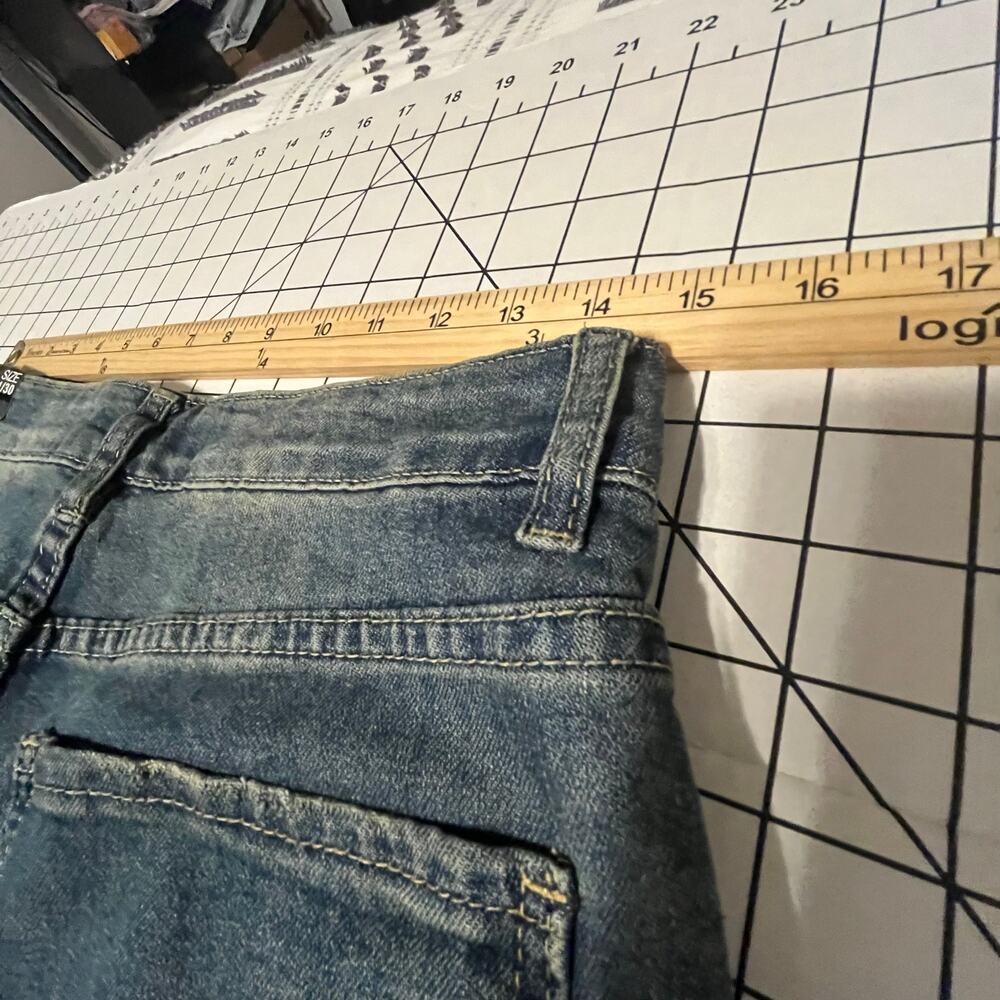 Love SoHo Denim Cargo Wide leg Jeans Sz 11 - Picture 5 of 9